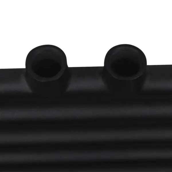 Keskkütte rätikukuivati vannituppa, sirge, must teras, 600 x 764 mm, 352 W – 7