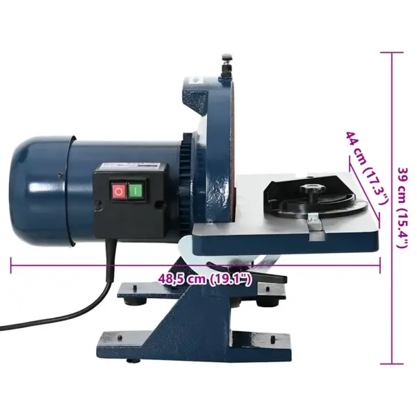 Ketaslihvija 800 W, 305 mm ketas, kallutatava alumiiniumlauaga, sinine – 11