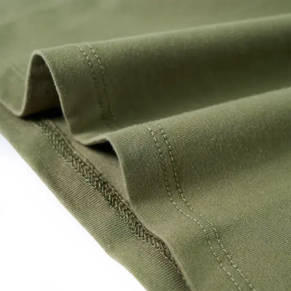 Pikkade varrukatega lastesärk LOVE trükiga, khaki, 95% puuvill, suurus 116 - 6