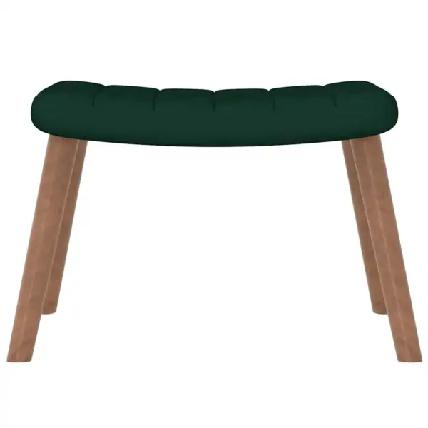 Kiiktool jalapingiga, tumeroheline samet, teras- ja kummipuu raam, tool 61 x 78 x 98 cm – 7