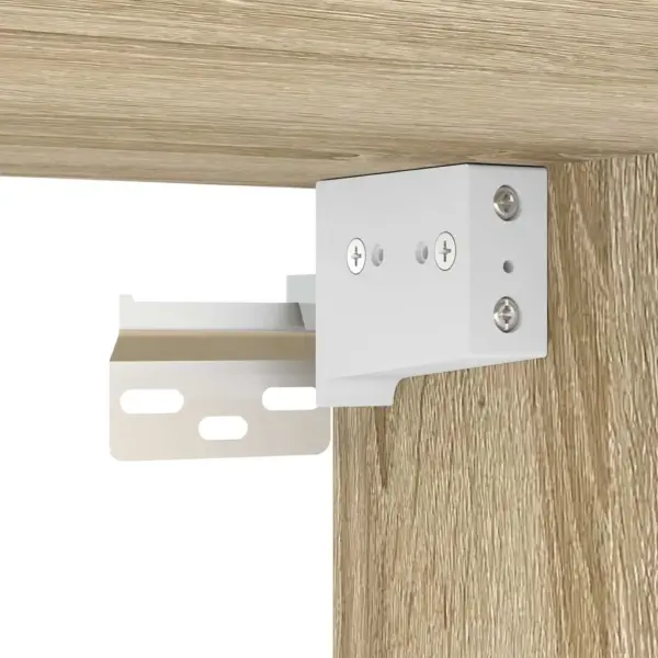 5-riiuliline kingakapp, sonoma tamme toonis tehispuit, põrandale või seinale, 31,5 x 35 x 70 cm – 8