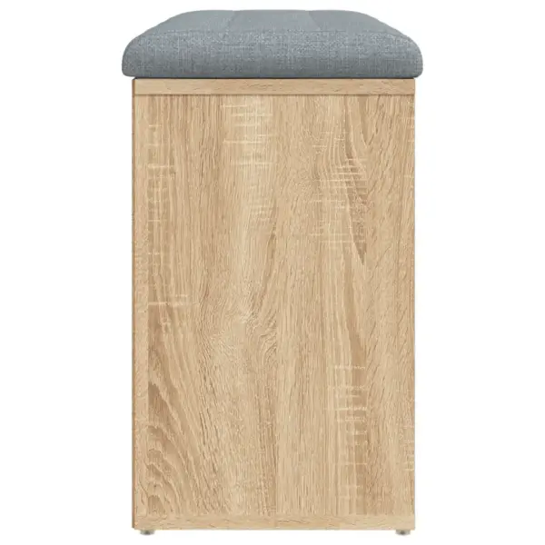 Kingapink hoiuruumiga, Sonoma tamm, helehall padjaga, 82 x 32 x 50 cm – 6