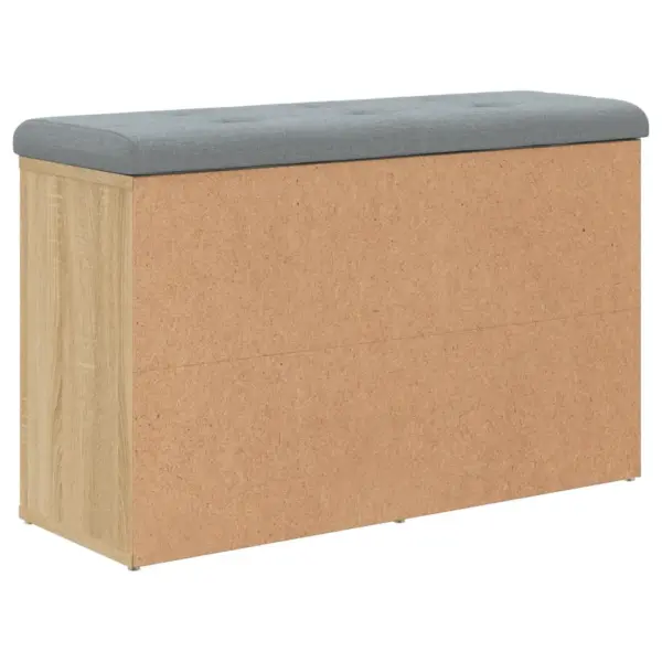 Kingapink hoiuruumiga, Sonoma tamm, helehall padjaga, 82 x 32 x 50 cm – 7