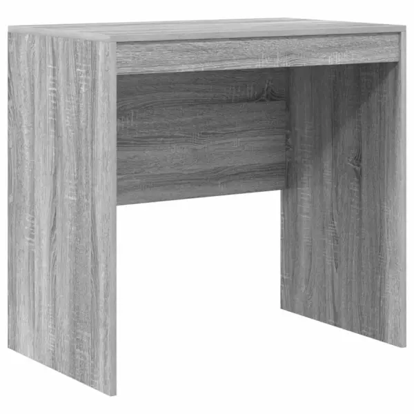 Kirjutuslaud kõrge kapiga, 2 sahtlit, hall sonoma, 125,5 x 50 x 127 cm – 5