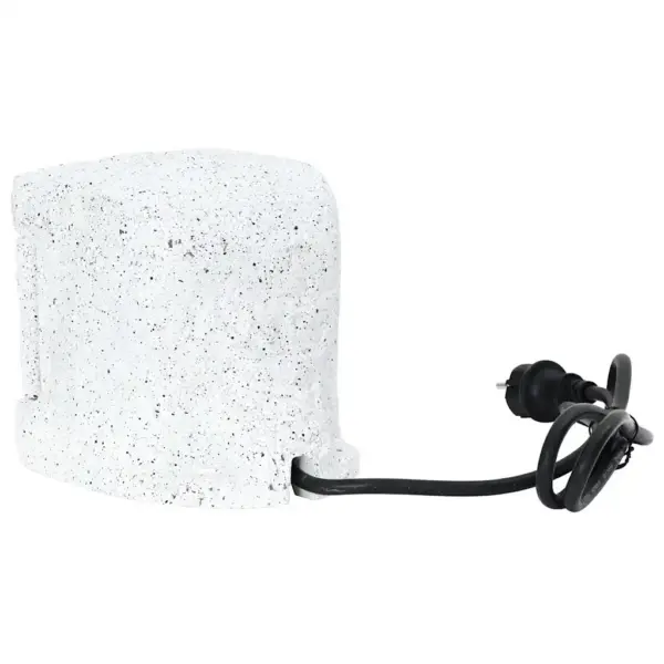 Kividisainiga aia pistikupesa mehaanilise taimeriga, 2 pesa, IP44, 3680 W, 1,5 m kaabel, valge, 19 x 19 x 20 cm – 5