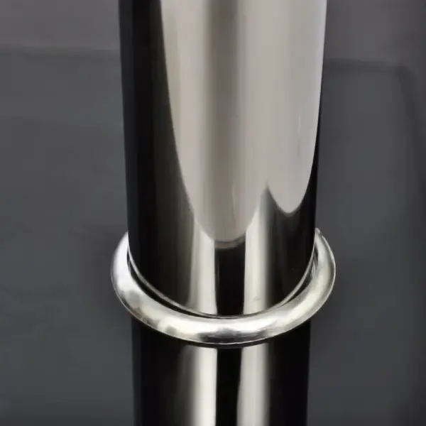 Kahetasandiline klaasist kohvilaud karastatud klaasiga, läbipaistev ja must, 65 x 45 x 43 cm – 3