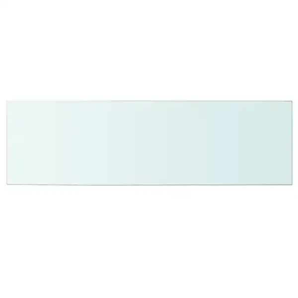 Läbipaistev karastatud klaasist riiuliplaat 100 x 30 cm, 8 mm, kandevõime 15 kg – 2