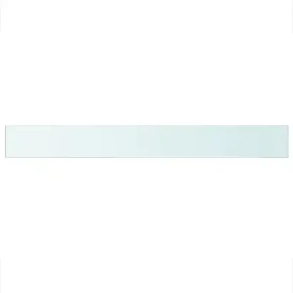 Läbipaistev karastatud klaasist riiuliplaat 110 x 12 cm – 2
