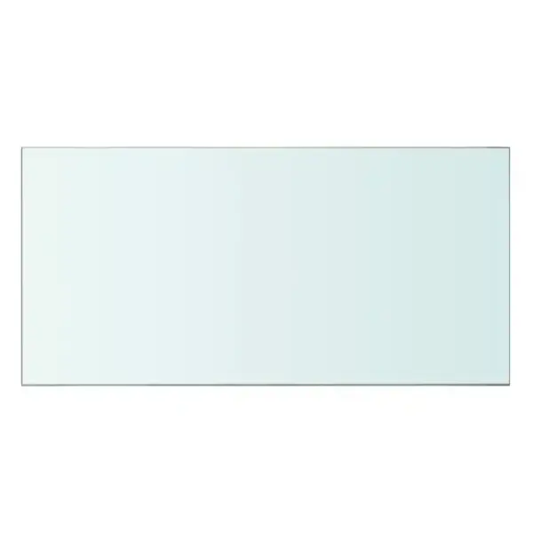 Karastatud klaasist riiuliplaat, 60 x 30 cm, läbipaistev, kandevõime 15 kg – 2