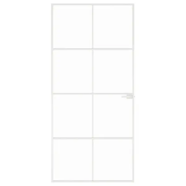 Klaasist siseuks õhukese valge alumiiniumraamiga, 93 x 201,5 cm – 3