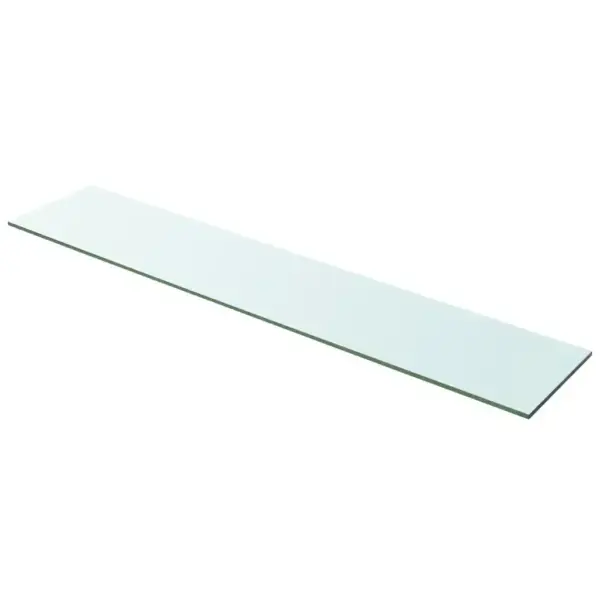 Karastatud klaasist riiuliplaadid, 2 tk, läbipaistev, 100 x 20 cm - 2