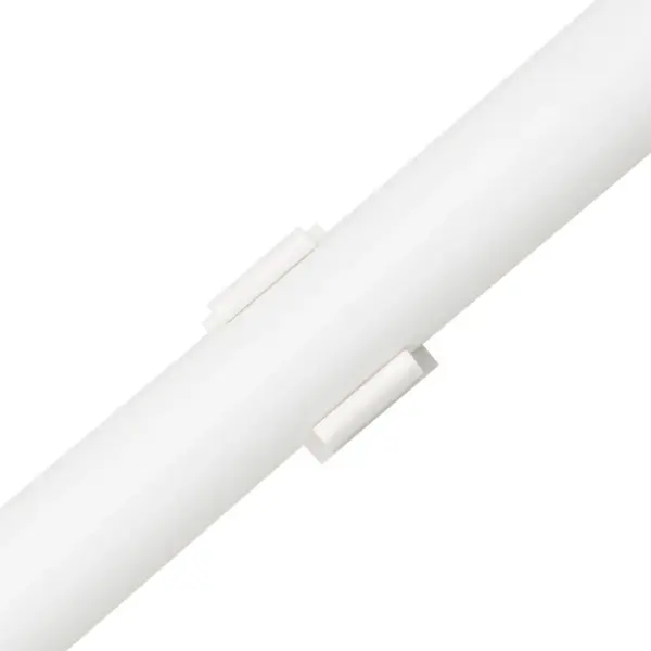 Klambritega kaablikanalite komplekt, valge PVC, Ø16 mm, 30 m – 7