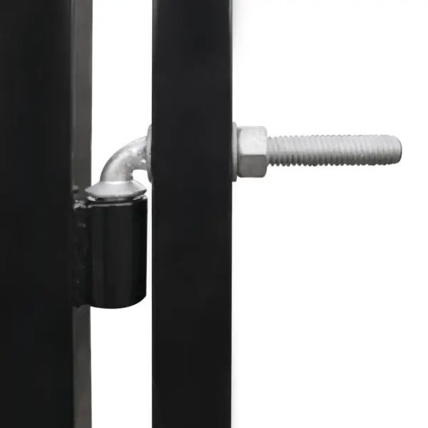 Koeraaedik katusega, must teras, 300 x 150 x 210 cm – 3