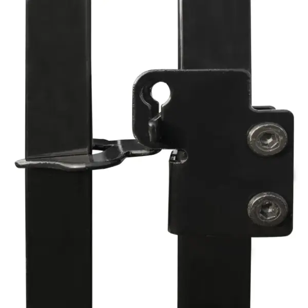 Koeraaedik katusega, must teras, 300 x 150 x 210 cm – 4