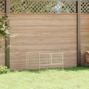 Koeraaedik terasvõrgust, hõbedane, 100 x 100 x 70 cm