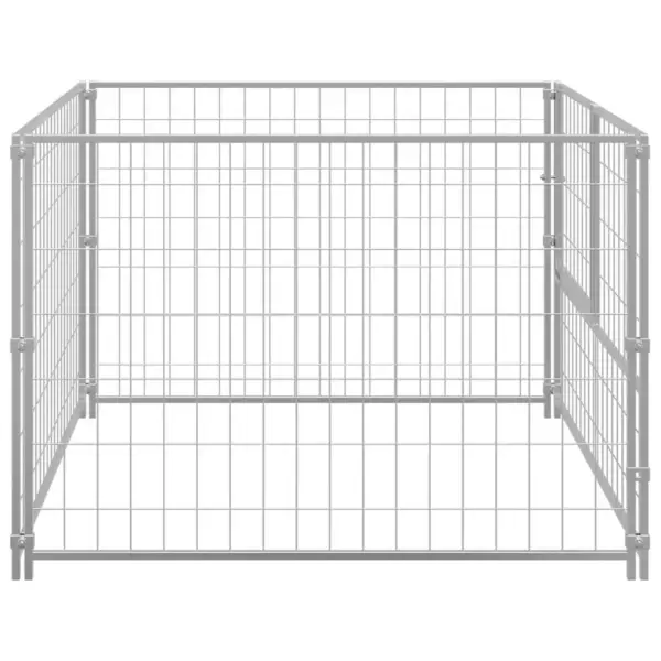 Koeraaedik terasvõrgust, hõbedane, 100 x 100 x 70 cm – 5