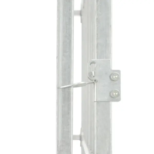 Koeraaedik lukuga väravaga, tsingitud teras, 760 x 760 x 185 cm – 4