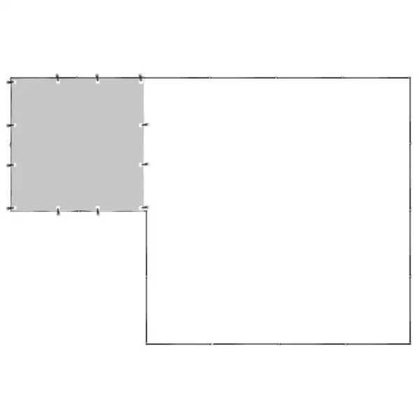 Koeraaedik veekindla katuse ja turvasulguriga uksega, must, 6,05 m², teras – 5