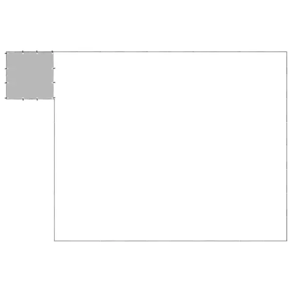 Suur koeraaedik veekindla katusega, must, 25,41 m², pulbervärvitud teras, 660 x 440 x 110 cm – 5