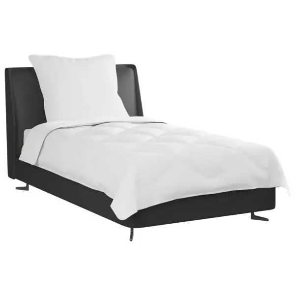 Kõikhooajatekk padjaga, valge mikrofiiber, 135 x 220 cm – 3