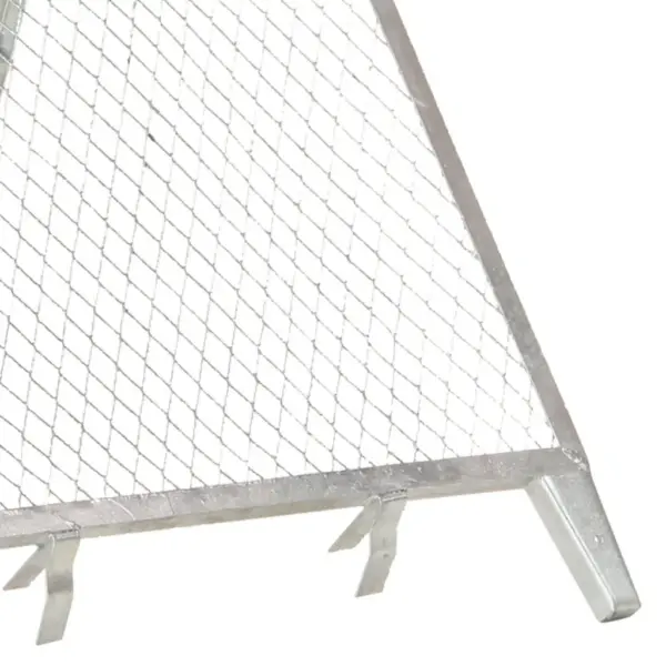 Kokkuklapitav aiasõel komposti ja mulla jaoks, tsingitud teras, 60 x 85 x 89 cm – 4