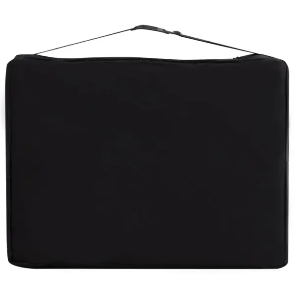 Kokkupandav 2-tsooniga massaažilaud alumiiniumraamiga, must/valge, 191 x 70 cm – 8