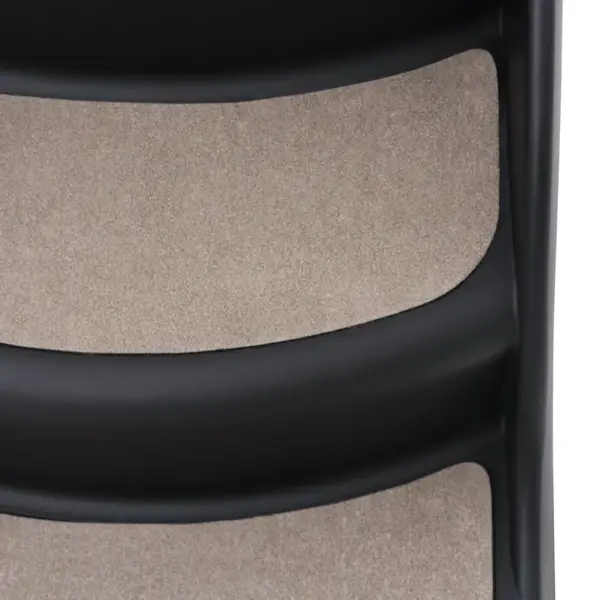 Kokkupandav 3-astmeline lemmikloomatrepp, must, 38 x 50 x 38 cm – 7