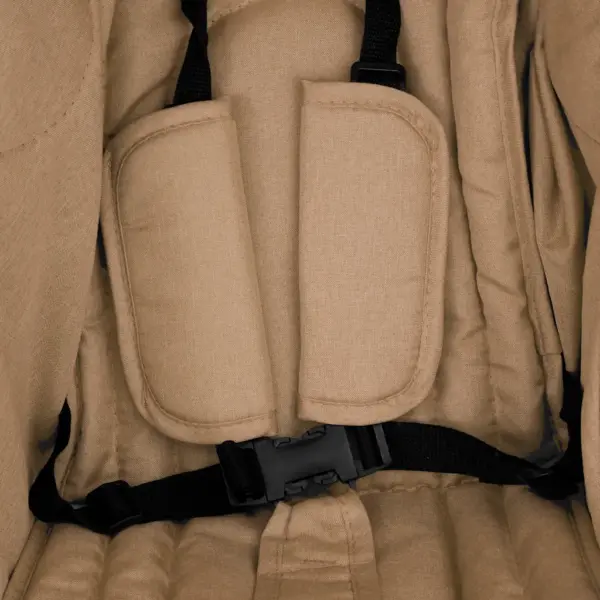 Kokkupandav kaksikute jalutuskäru pruunikashall, terasraamiga – 9