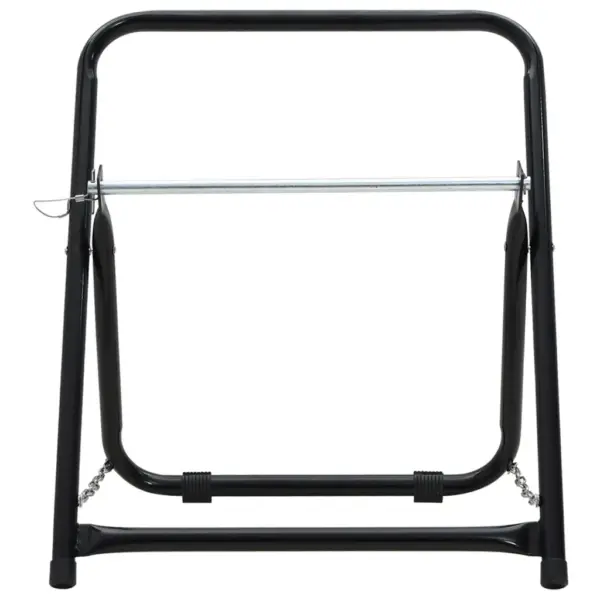 Kokkupandav kastmisvooliku alus, must pulbervärvitud teras, rulliku laius kuni 48 cm, kandevõime 45 kg – 3