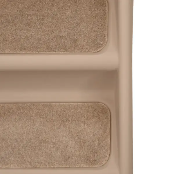 Kokkupandav koeratrepp libisemiskindlate astmetega, pruun PP ja vilt, 62 x 40 x 49,5 cm – 7