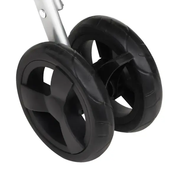 Kokkupandav lemmikloomakäru kaarvarjuga, must 300D kangas, 100 x 49 x 96 cm – 11