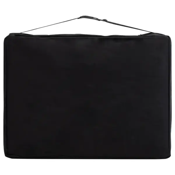 Kokkupandav 3-tsooniline massaažilaud puidust raamiga, roosa, 191 x 70 cm – 8