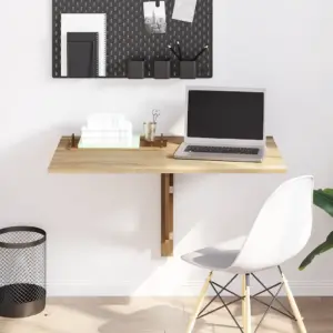 Kokkupandav seinalaud, tammepuidu toonis tehispuit, 100 x 60 cm