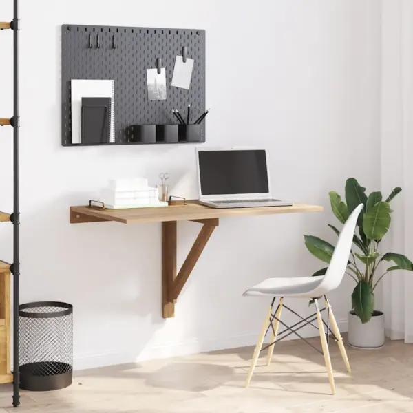 Kokkupandav seinalaud, tammepuidu toonis tehispuit, 100 x 60 cm – 3