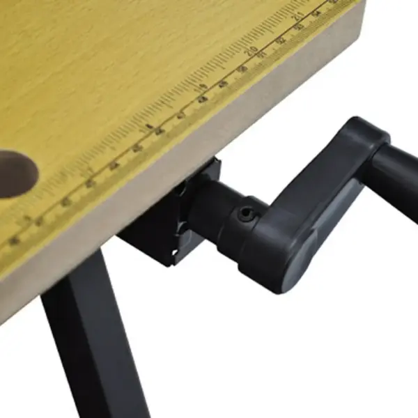 Kokkupandav tööpink MDF-tööpinnaga, kollane-must, 62 x 56 x 75 cm – 5