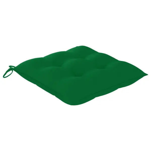 Kokkupandavad akaatsiapuidust aiatoolid patjadega, 2 tk, roheline, 44 x 50 x 88 cm – 11