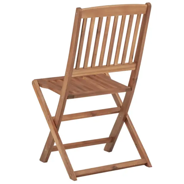 Kokkupandavad akaatsiapuidust aiatoolid patjadega, 6 tk, pruun, 48,5 x 57 x 91 cm – 7