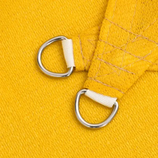 Ristkülikukujuline HDPE päikesepuri, kollane, 2 x 3,5 m, 160 g/m² – 5