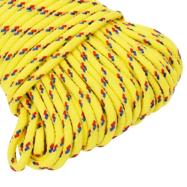 Punutud paadiköis, kollane polüpropüleen, 3 mm, 500 m – 4