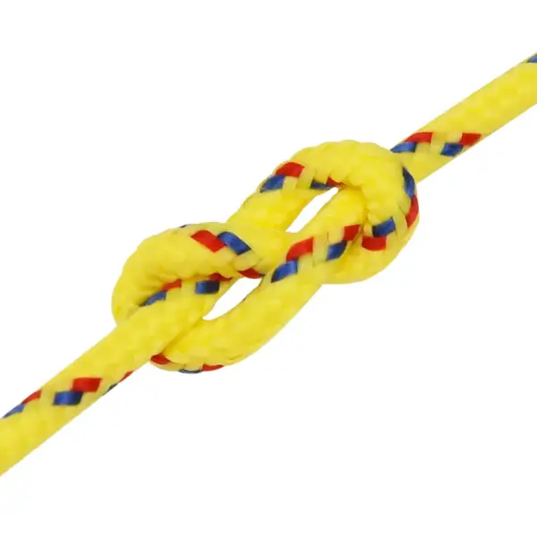 Punutud paadiköis, kollane polüpropüleen, 3 mm, 500 m – 5