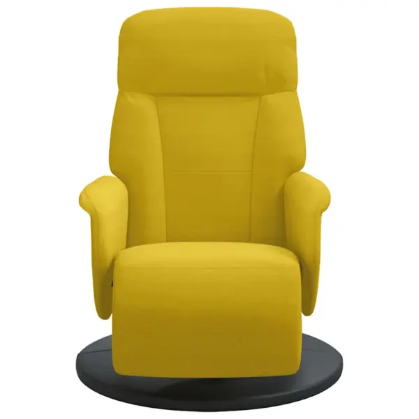 Lamamistugitool jalatoega, 360° pöörlev, kollane samet – 3