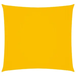 Veekindel oxford-kangast päikesepuri, kandiline, 5 x 5 m, kollane