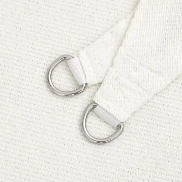 Kolmnurkne HDPE päikesepuri 160 g/m², valge, 3 x 3 x 4,2 m – 5