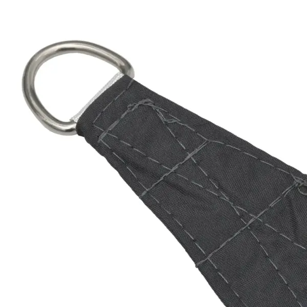 Veekindel UV-kaitsega kolmnurkne päikesepuri, oxford-kangas, antratsiithall, 4 x 5 x 6,4 m – 5