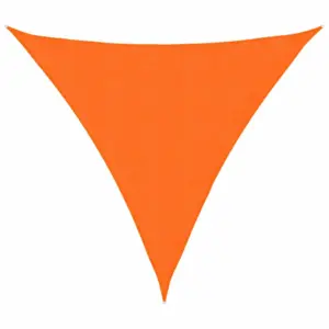 Veekindel kolmnurkne päikesepuri, oranž, 6 x 6 x 6 m, oxford-kangas
