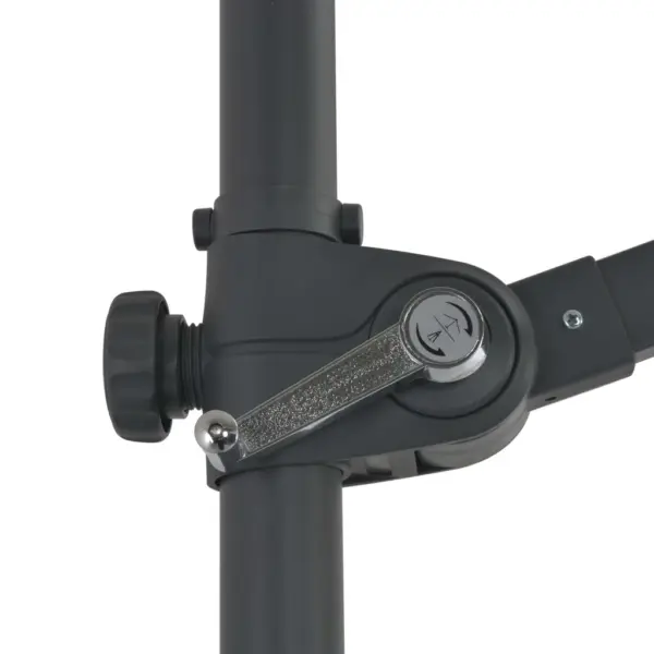 Konsooltüüpi aia päikesevari teraspostiga, bordoopunane, 300 cm – 7