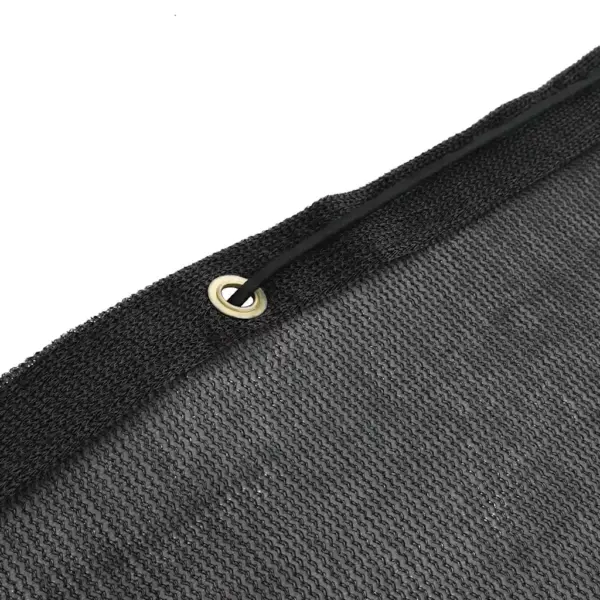 Konteinerivõrk peene võrguga, HDPE, messingaasadega, 3 x 5 m, must – 4