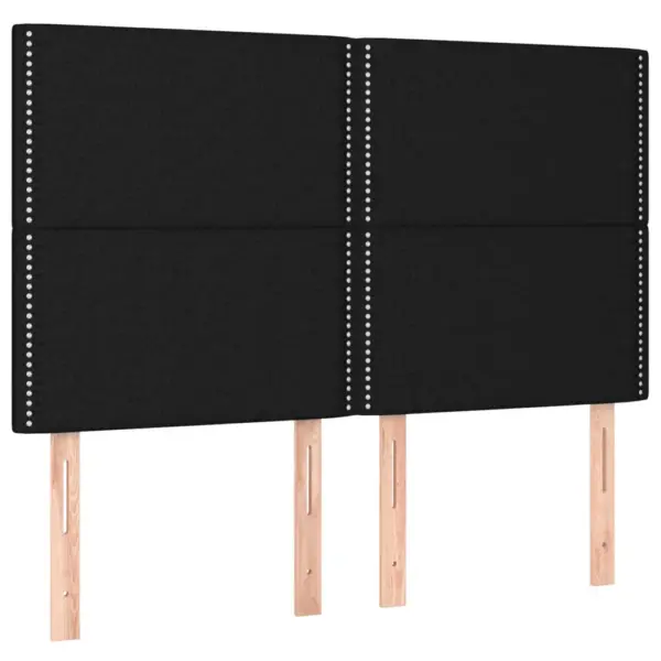 Must kontinentaalvoodi madratsi ja kattemadratsiga, pingiga, reguleeritava peatsiga, 140 x 200 cm, polüesterkangas – 5