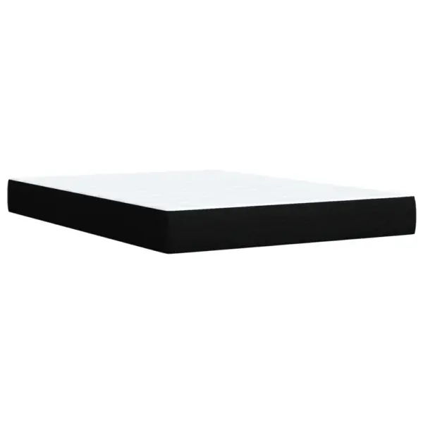 Kontinentaalvoodi taskuvedrudega madratsi ja kattemadratsiga, must kangas, 140 x 190 cm – 9