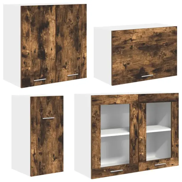 Köögikappide komplekt Lyon, 8-osaline, suitsutatud tamm, tehispuit, 240 cm – 5